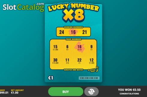 Скрин3. Lucky Number x8 слот