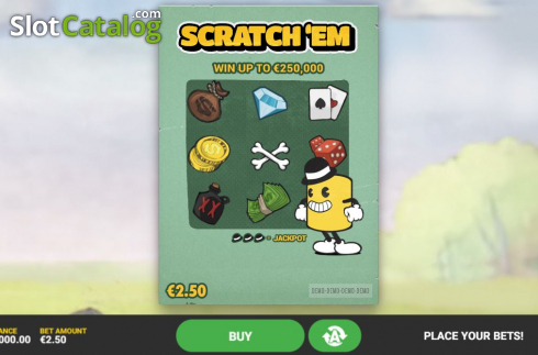 Скрин2. Scratch 'Em слот