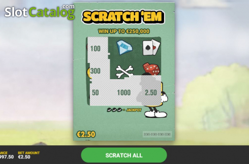 Скрин3. Scratch 'Em слот