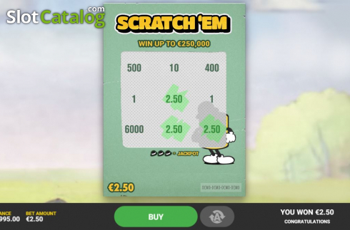 Скрин4. Scratch 'Em слот