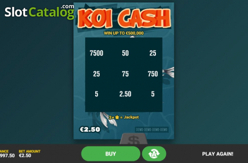 Скрин4. Koi Cash слот