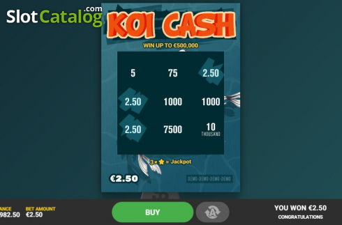 Скрин5. Koi Cash слот