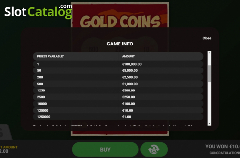 Скрин7. Gold Coins слот