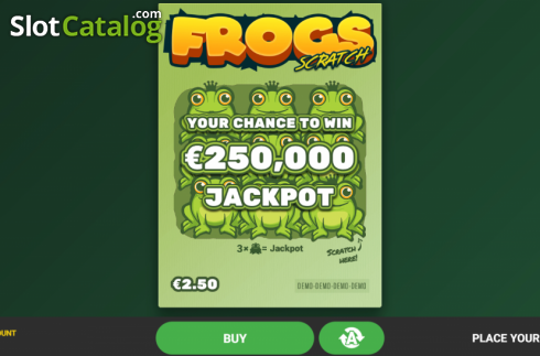 Скрин2. Frogs Scratch слот