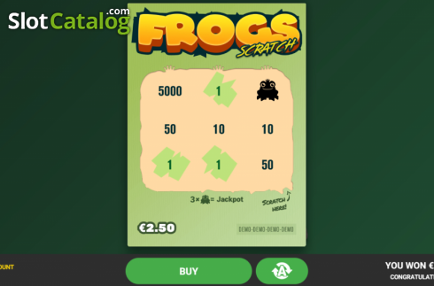 Скрин5. Frogs Scratch слот
