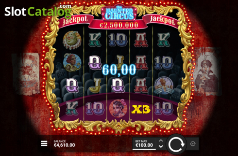 Скрин4. Haunted Circus слот