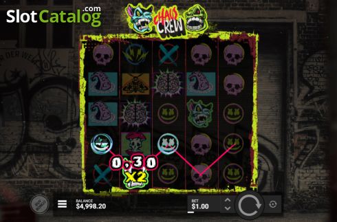 Скрин5. Chaos Crew слот