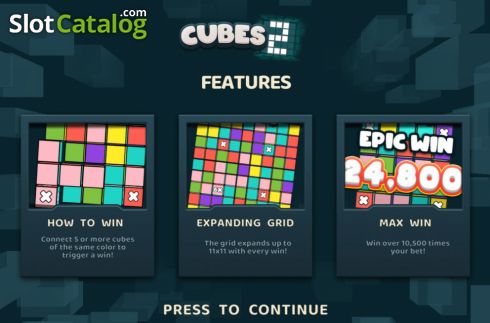 Скрин2. Cubes 2 слот
