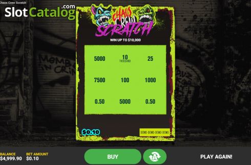 Скрин4. Chaos Crew Scratch слот