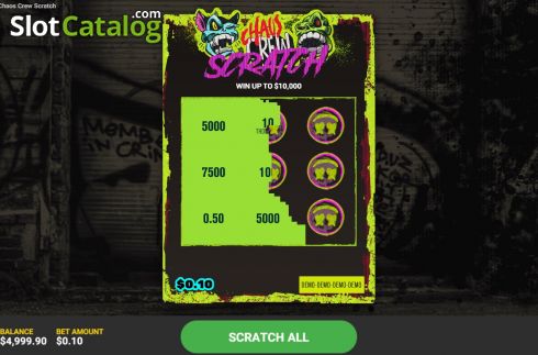 Скрин3. Chaos Crew Scratch слот