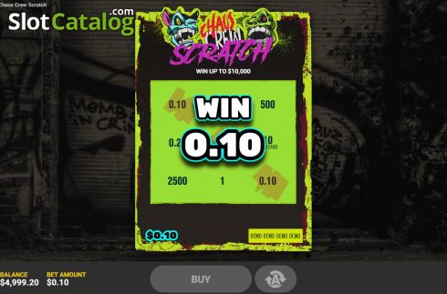 Скрин6. Chaos Crew Scratch слот