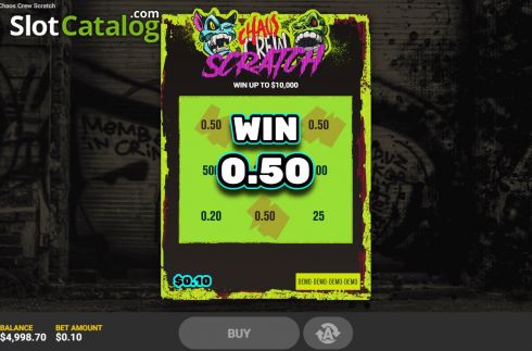 Скрин7. Chaos Crew Scratch слот