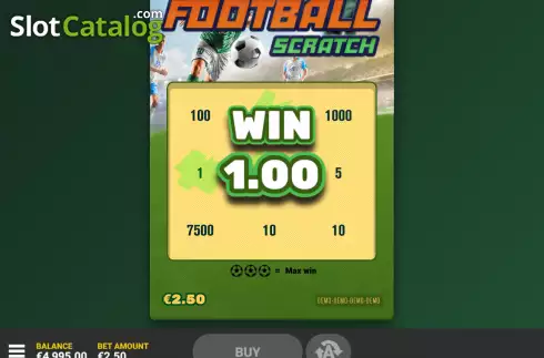 Скрин3. Football Scratch (Hacksaw Gaming) слот