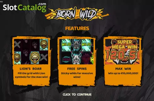 Скрин2. Born Wild слот