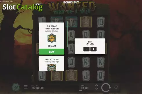 Скрин4. Wanted Dead or a Wild слот