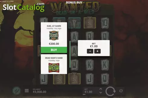 Скрин5. Wanted Dead or a Wild слот