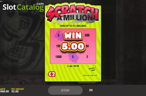 Скрин6. Scratch A Million слот