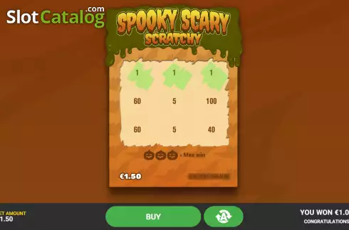 Скрин3. Spooky Scary Scratchy слот