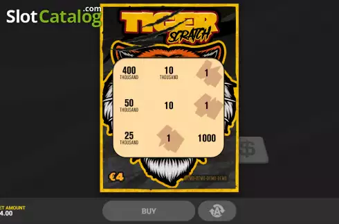 Скрин3. Tiger Scratch слот