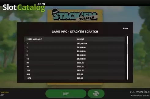 Скрин5. Stack'em Scratch слот