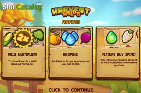 Скрин2. Harvest Wilds слот