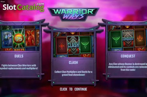 Скрин2. Warrior Ways слот