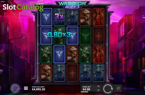 Скрин4. Warrior Ways слот