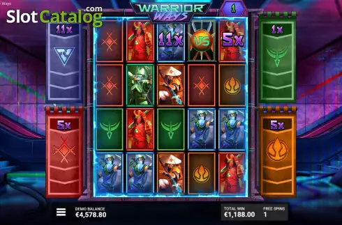 Скрин9. Warrior Ways слот