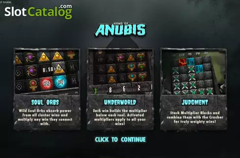 Скрин2. Hand of Anubis слот