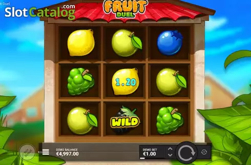 Скрин3. Fruit Duel слот