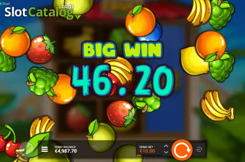 Скрин8. Fruit Duel слот