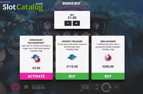 Скрин4. Gronk’s Gems слот