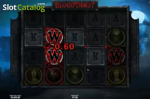 Скрин4. Bloodthirst слот