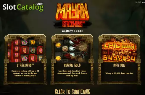 Скрин2. Mayan Stackways слот