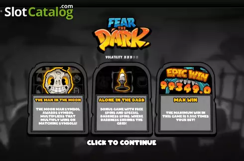 Скрин2. Fear the Dark слот
