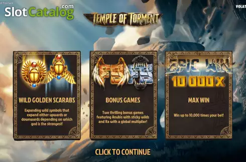 Скрин2. Temple of Torment слот