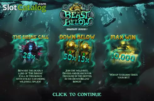 Скрин2. Beast Below слот