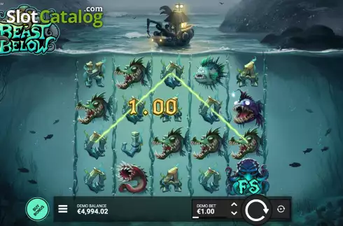 Скрин5. Beast Below слот