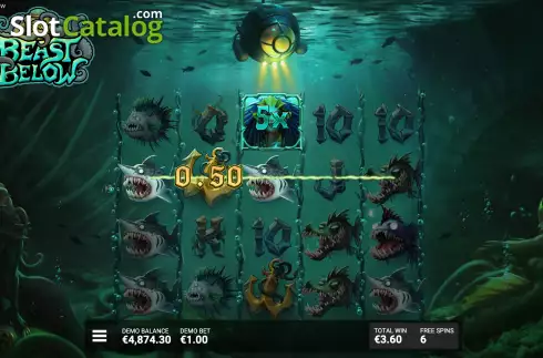 Скрин8. Beast Below слот
