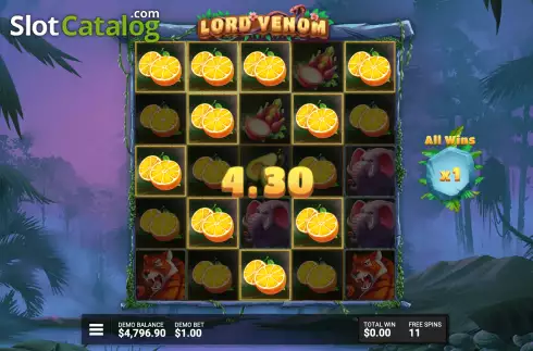 Скрин8. Lord Venom слот
