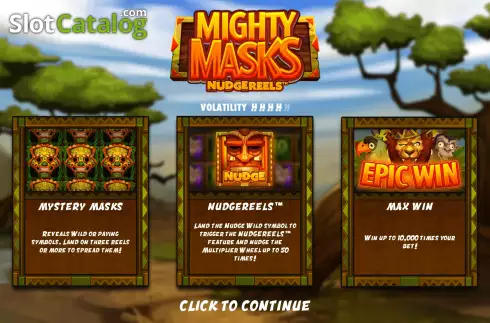 Скрин2. Mighty Masks слот