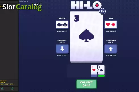 Скрин3. Hi-Lo (Hacksaw Gaming) слот