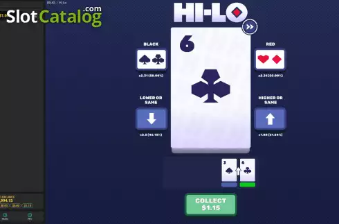 Скрин4. Hi-Lo (Hacksaw Gaming) слот