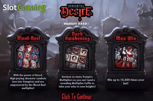 Скрин2. Immortal Desire слот