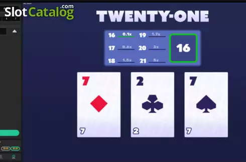 Скрин3. Twenty-One слот