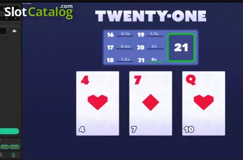 Скрин4. Twenty-One слот