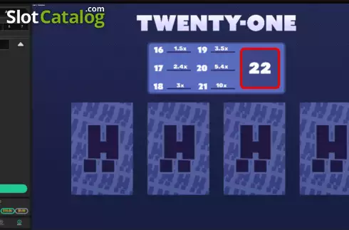 Скрин2. Twenty-One слот