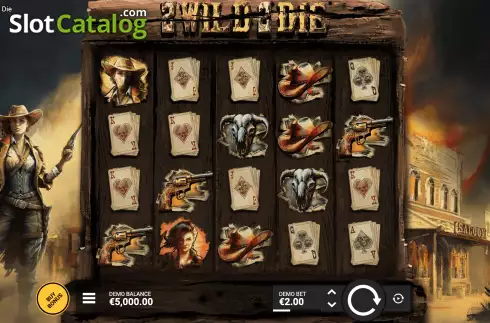 Скрин3. 2 Wild 2 Die слот