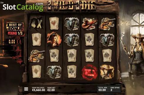 Скрин6. 2 Wild 2 Die слот