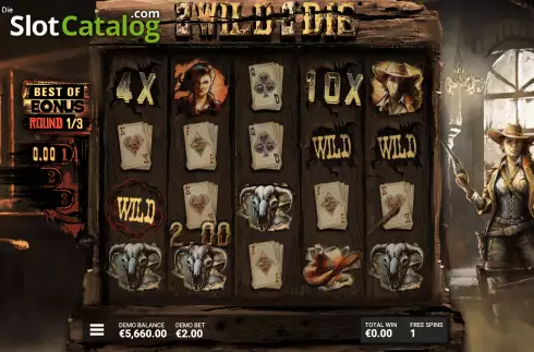 Скрин7. 2 Wild 2 Die слот